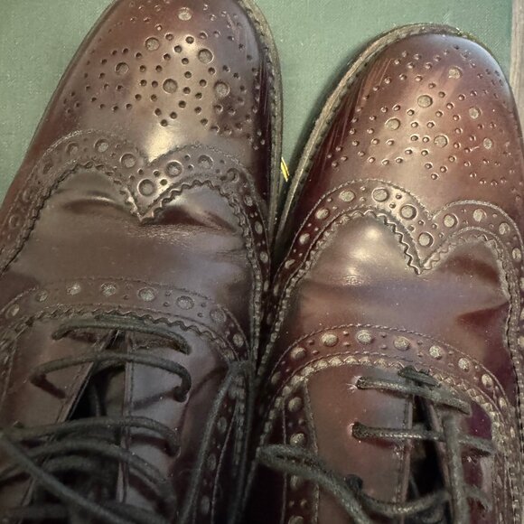 Church’s Polish Binder Burgundy Brogues Size 37 Preowned Leather Dress Shoes - Picture 14 of 16